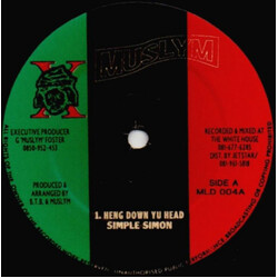 Simple Simon Heng Down Yu Head USED VINYL 12INCH 45 RPM