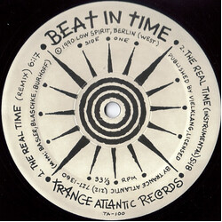 Beat In Time The Real Time USED VINYL 12INCH 33 S RPM