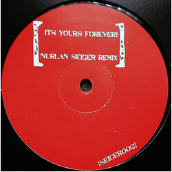 Jon Cutler / Full Intention Its Yours Forever! (Nurlan Seiger Remix) USED VINYL 12INCH SINGLE SIDED UNOFFICIAL RELEASE