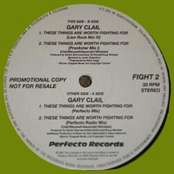 Gary Clail & On-U Sound System These Things Are Worth Fighting For USED VINYL 12INCH PROMO