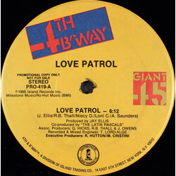 Love Patrol Love Patrol USED VINYL 12INCH 45 RPM PROMO