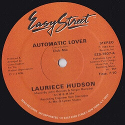 Lauriece Hudson Automatic Lover USED VINYL 12INCH 33 S RPM