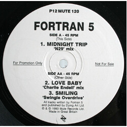 Fortran 5 Midnight Trip / Love Baby USED VINYL 12INCH 45 RPM PROMO