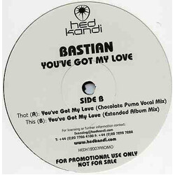 Bastian You've Got My Love USED VINYL 12INCH PROMO