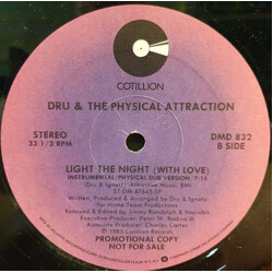 Dru & The Physical Attraction Light The Night (With Love) USED VINYL 12INCH PROMO