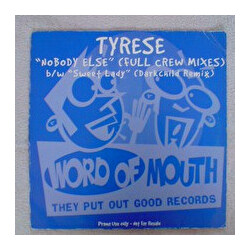 Tyrese Nobody Else (Full Crew Mixes) USED VINYL 12INCH PROMO 33 S RPM