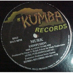Murk Konfusion USED VINYL 12INCH 33 S RPM