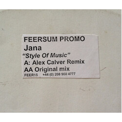 Jana (2) Style Of Music USED VINYL 12INCH PROMO