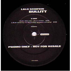 Lalo Schifrin Bullitt: The Black Dog Remixes USED VINYL 12INCH PROMO