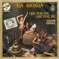 La Bionda One For You, One For Me USED VINYL 7INCH 45 RPM SINGLE