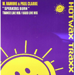Paul Clarke & M. Ramone Speakers Burn USED VINYL 12INCH 33 S RPM