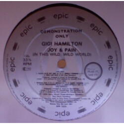 Gigi Hamilton Joy & Pain  (In This Wild, Wild World) USED VINYL 12INCH PROMO