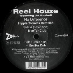 Reel Houze / Jo Maskell No Difference (Hippie Torrales Remixes) USED VINYL 12INCH 45 RPM