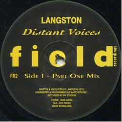 Langston Distant Voices USED VINYL 12INCH 33 S RPM 45 RPM
