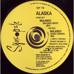 Alaska Y Dinarama Bailando USED VINYL 12INCH 45 RPM