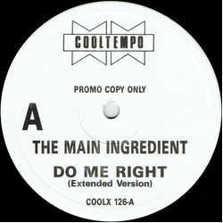 The Main Ingredient Do Me Right USED VINYL 12INCH 45 RPM PROMO STEREO