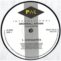Clive "Snowball" Brown Chicquetita USED VINYL 12INCH 45 RPM