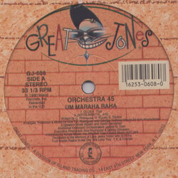 Orchestra 45 Um Maraha Raha USED VINYL 12INCH 33 S RPM