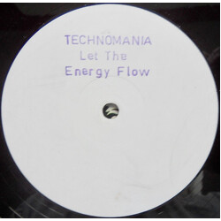 Technomania Let The Energy Flow USED VINYL 12INCH 45 RPM WHITE LABEL
