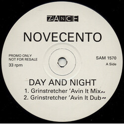 Novecento Day And Night USED VINYL 12INCH PROMO