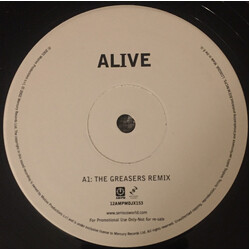 Alive Alive USED VINYL 12INCH PROMO SINGLE SIDED