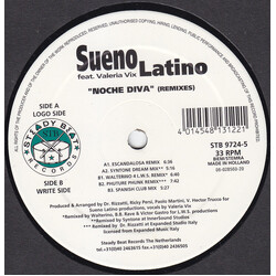 Sueño Latino / Valeria Vix Noche Diva (New Remixes) USED VINYL 12INCH