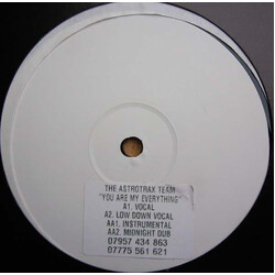 Astrotrax You Are My Everything USED VINYL 12INCH 33 S RPM PROMO WHITE LABEL