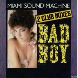 Miami Sound Machine Bad Boy (2 Club Mixes) USED VINYL 12INCH MISPRINT