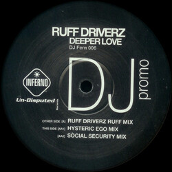 Ruff Driverz Deeper Love USED VINYL 12INCH PROMO