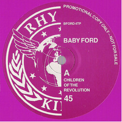 Baby Ford Children Of The Revolution USED VINYL 12INCH 45 RPM PROMO
