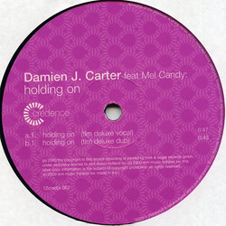 Damien J. Carter Holding On USED VINYL 12INCH PROMO