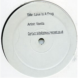 Vanita Love Is A Drug USED VINYL 12INCH SINGLE SIDED WHITE LABEL