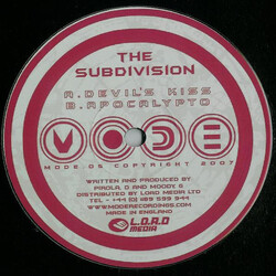The Subdivision Devil's Kiss / Apocalypto USED VINYL 12INCH