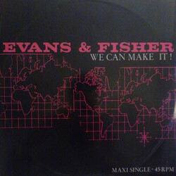 Evans & Fisher We Can Make It! USED VINYL 12INCH 45 RPM MAXI-SINGLE