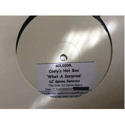 Cooly's Hot Box What A Surprise (DJ Spinna Remixes) USED VINYL 12INCH WHITE LABEL PROMO