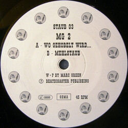 Marc Green Wo Gehobelt Wird... / Mehlstaub USED VINYL 12INCH 45 RPM SINGLE