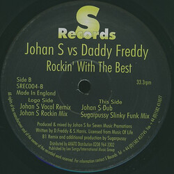 Johan S. / Daddy Freddy Rockin' With The Best USED VINYL 12INCH