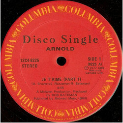 Arnold (11) Je T'Aime USED VINYL 12INCH