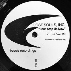 Lost Souls, Inc. Can't Stop Us Now USED VINYL 12INCH 33 S RPM PROMO
