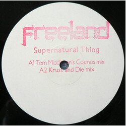 Adam Freeland Supernatural Thing USED VINYL 12INCH WHITE LABEL