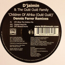 Djaimin / The Oulé Oulé Family Children Of Afrika (Oulé Oulé) (Dennis Ferrer Remixes) USED VINYL 12INCH