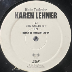 Karen Lehner Made To Order USED VINYL 12INCH