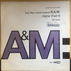 R.A.W. Higher (Feel It) USED VINYL 12INCH 33 S RPM PROMO