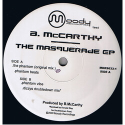 B. McCarthy The Masquerade EP USED VINYL 12INCH TEST PRESSING