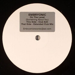 Embryonic On The Level (Something About You) USED VINYL 12INCH