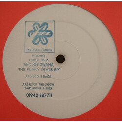 A.F.C. Botswana The Funky Beats EP USED VINYL 12INCH WHITE LABEL PROMO