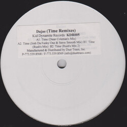 Dajaé Time Remixes USED VINYL 12INCH WHITE LABEL