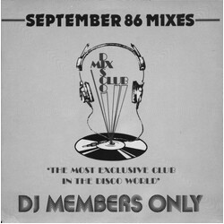 Various September 86 - Mixes Vinyl LP USED