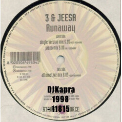 3 & Jeesa Runaway USED VINYL 12INCH