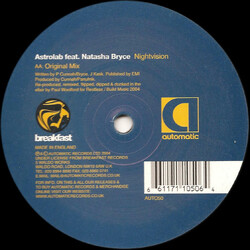 Astrolab / Natasha Brice Nightvision USED VINYL 12INCH 33 S RPM 45 RPM MAXI-SINGLE